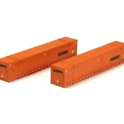 Con-Cor 453025 N Orange Schneider National 53' Rivet-Side Container - Your Source for Gaming Essentials