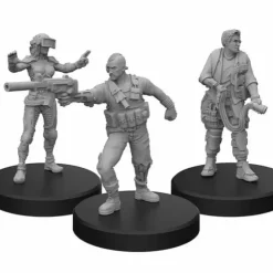 Cyberpunk RED Plastic Miniatures: Edgerunners A - Solo, Tech, and Netrunner - Your Source for Gaming Essentials* Tabletop Miniatures