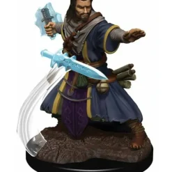 Tabletop Miniatures>D&D Icons of the Realms Premium Figure, Painted Miniature: (W5) Human Wizard Male - Your Source for Gaming Essentials