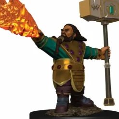 Tabletop Miniatures>D&D Icons of the Realms Premium Figure, Painted Miniature: (W6) Dwarf Cleric Male - Your Source for Gaming Essentials
