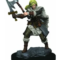 D&D Icons of the Realms Premium Figure, Painted Miniature: Human Female Barbarian - Your Source for Gaming Essentials* Tabletop Miniatures