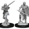 Tabletop Miniatures>D&D Nolzur's Marvelous Unpainted Miniatures (W9) Female Human Fighter - Your Source for Gaming Essentials