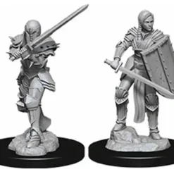 Tabletop Miniatures>D&D Nolzur's Marvelous Unpainted Miniatures (W9) Female Human Fighter - Your Source for Gaming Essentials