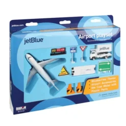 Toys>Daron 12 Piece Jetblue Airport Playset Toy Model Figures - Your Source for Gaming Essentials