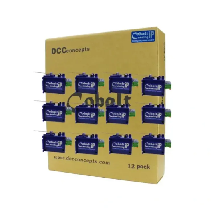 DCC Concepts CB12ip COBALT ip Analog Turnout Motors (Pack of 12) - Your Source for Gaming Essentials