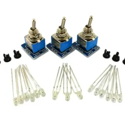 DCC Concepts CMSA COBALT DPDT Toggle Switches on PCB Circuit Boards - Your Source for Gaming Essentials