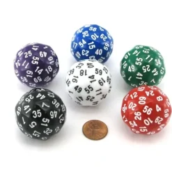 Dice>D60 Deltoidal Hexecontahedron Dice, 1 Piece or Assortment - Choose Your Color - Your Source for Gaming Essentials