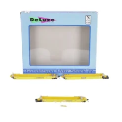 Deluxe Innovations 350101 Gunderson Maxi-Stack IV 3-Unit Intermodal Well Car - Your Source for Gaming Essentials