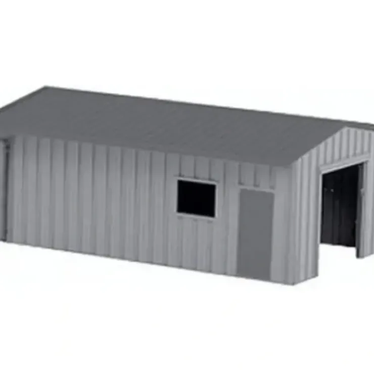Deluxe Innovations 351 N Gray Armco Ready-To-Place Workshop Assemble Building - Your Source for Gaming Essentials