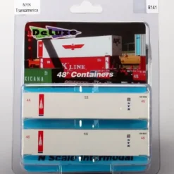 Deluxe Innovations 8141 N NYK Line 48' Smoothside Container (Pack of 2) - Your Source for Gaming Essentials