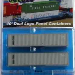 Deluxe Innovations 5121 N Sea-Land 40' Corrugated Panel Container (Pack of 2) - Your Source for Gaming Essentials