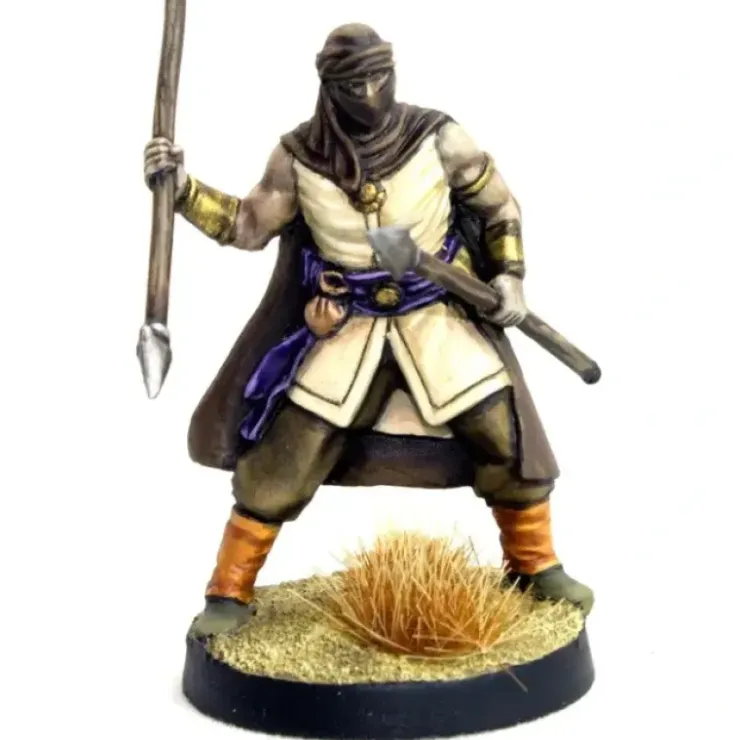 Tabletop Miniatures>DGS Games Azarim Scout #111007 Unpainted 32mm Scale Freeblades Metal Figure - Your Source for Gaming Essentials