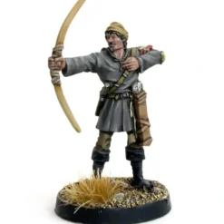Tabletop Miniatures>DGS Games Muster Archer Pose 1 #103012 Unpainted 32mm Scale Metal Figure - Your Source for Gaming Essentials