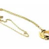 Dice>Dice Pendant Necklace 'Axe Blade' with Gold-Color Finish - Holds a 12mm D6 - Your Source for Gaming Essentials