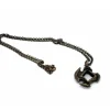 Dice>Dice Pendant Necklace 'Axe Blade' with Old Brass Finish - Holds a 12mm D6 - Your Source for Gaming Essentials