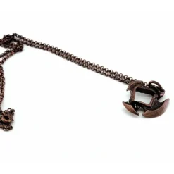 Dice>Dice Pendant Necklace 'Axe Blade' with Old Copper Finish - Holds a 12mm D6 - Your Source for Gaming Essentials