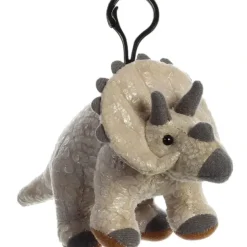 Toys>Dinosaurs 6" Aurora Plush Triceratops Clip On - Your Source for Gaming Essentials