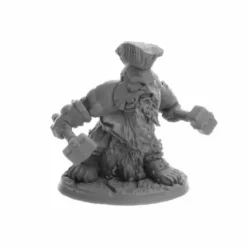 Tabletop Miniatures>Dorn Ironspike, Dwarf Warrior #30089 Reaper Legends: Bones USA Unpainted Plastic - Your Source for Gaming Essentials