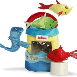 Toys>8" Dr. Seuss Fish Playset - One Fish Two Fish Red Fish Blue Fish - Your Source for Gaming Essentials