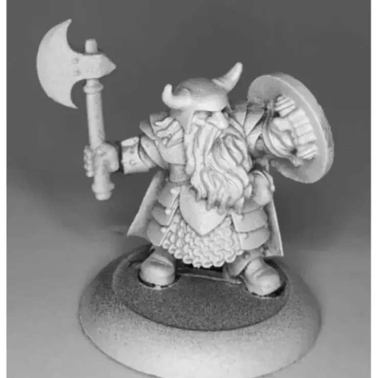 Tabletop Miniatures>Dungeon Dwellers Borin Ironbrow, Dwarf Adventurer #07011 Unpainted Metal - Your Source for Gaming Essentials