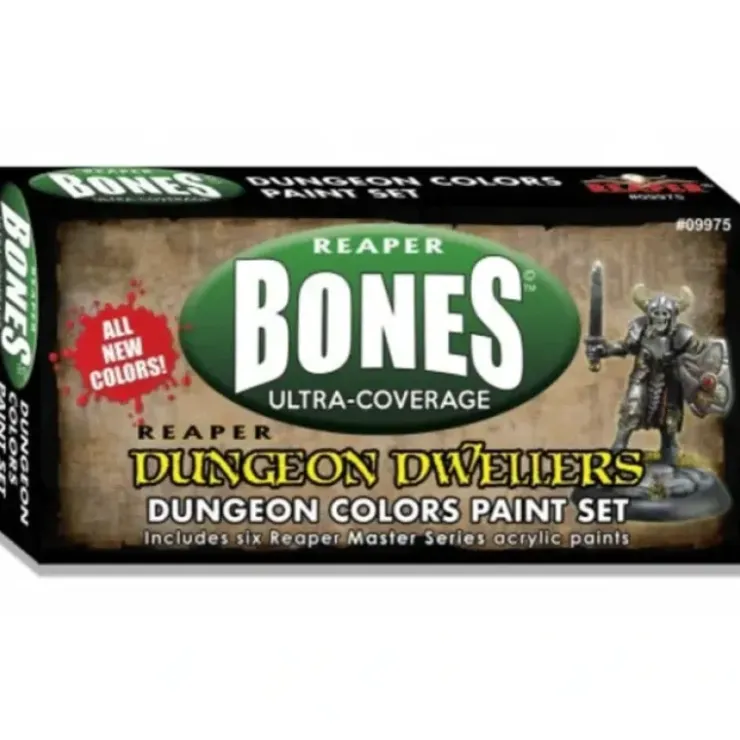 Tabletop Miniatures>Dungeon Dwellers Colors Set (6) 09975 Master Series Acrylic Paint - Your Source for Gaming Essentials