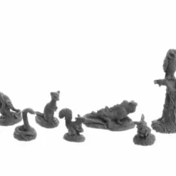 Tabletop Miniatures>Dungeon Dwellers Familars 2 #07049 Bones USA Unpainted Plastic Figures - Your Source for Gaming Essentials