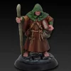 Tabletop Miniatures>Dungeon Dwellers Human Monk, Brother Hammond #07027 Bones USA Unpainted Plastic - Your Source for Gaming Essentials