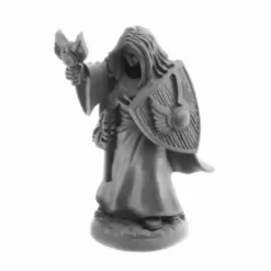 Tabletop Miniatures>Dungeon Dwellers ReaperCon Hotel Mini: Thess Ironfaith #07066 Bones USA Unpainted Plastic Figure - Your Source for Gaming Essentials