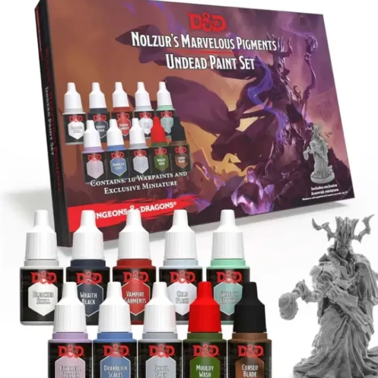Tabletop Miniatures>Dungeons & Dragons Nolzur`s Marvelous Pigments: Undead Paint Set - Your Source for Gaming Essentials