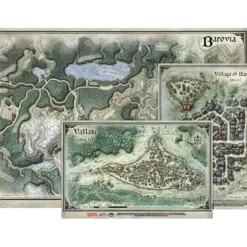 Board Games>Dungeons and Dragons Curse of Strahd DnD Map Set (3) - Your Source for Gaming Essentials