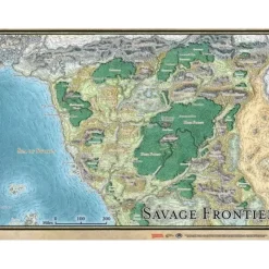 Board Games>Dungeons and Dragons Forgotten Realms Savage Frontier RPG Map - Your Source for Gaming Essentials