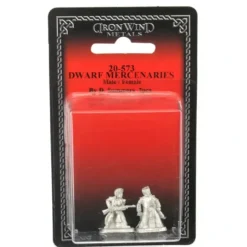 Tabletop Miniatures>Dwarf Mercenaries Male and Female #20-573 Shadowrun RPG Metal Ral Partha Figure - Your Source for Gaming Essentials