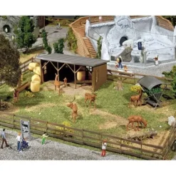 Faller 130564 HO "Red Deer" Game Enclosure Building Kit - Your Source for Gaming Essentials
