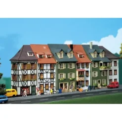 Faller 130430 HO Scale Relief Houses Building Kit (Pack of 6) - Your Source for Gaming Essentials