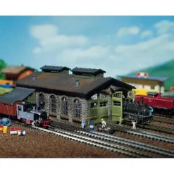 Faller 222116 2-Stall stone enginehouse - Your Source for Gaming Essentials