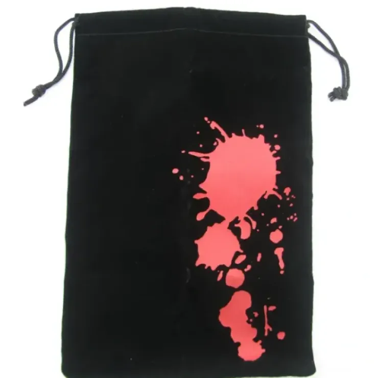 Dice>Fantasy Flight Supply Drawstring Dice Bag - Blood - Your Source for Gaming Essentials