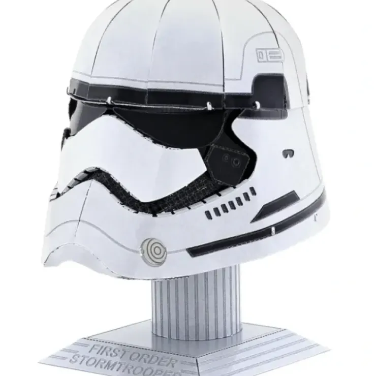 Toys>Fascinations First Order Stormtrooper Helmet Unassembled Color 3D Metal Model - Your Source for Gaming Essentials