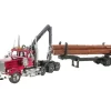 Toys>Fascinations ICONX Western Star 4900 Log Truck, Trailer Laser Cut 3D Metal Model - Your Source for Gaming Essentials