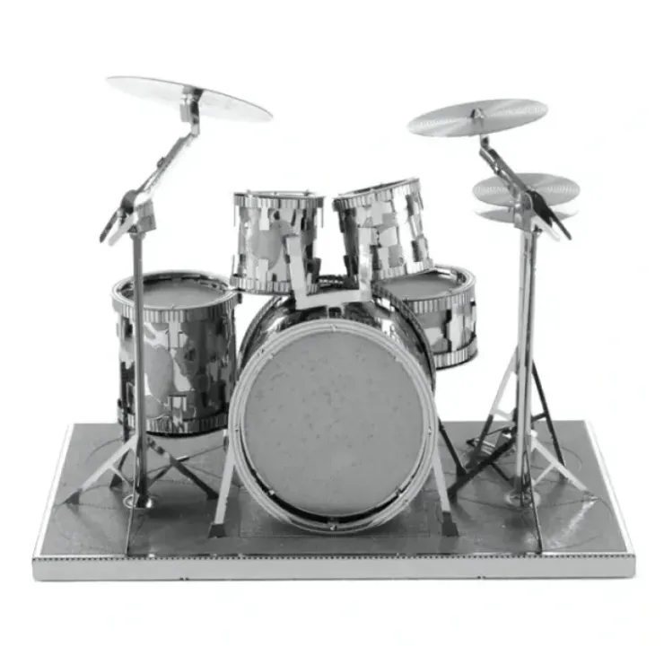 Toys>Fascinations Metal Earth Drum Set Laser Cut 3D Metal Model Kit - Your Source for Gaming Essentials