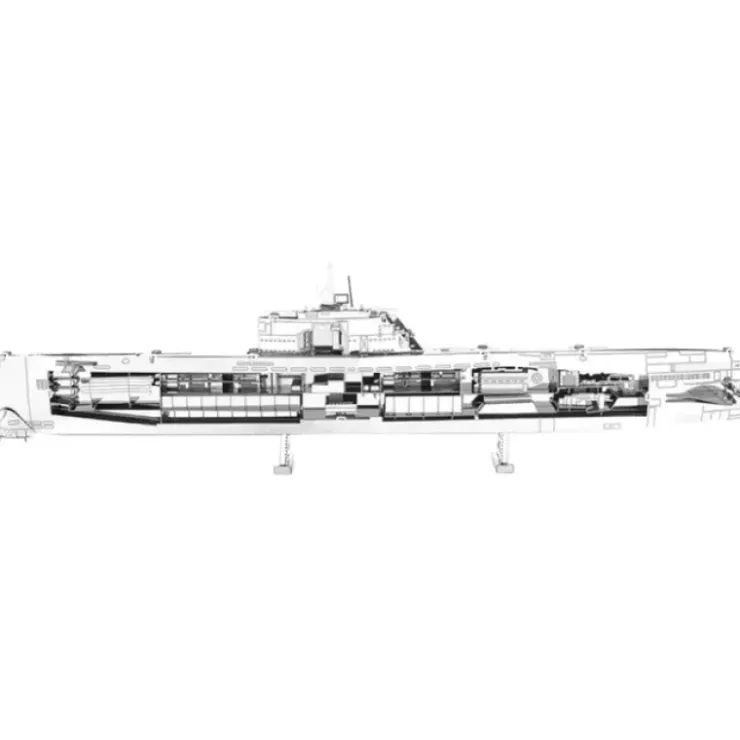 Toys>Fascinations Metal Earth German U-Boat Type XXI 3D Metal Model Kit - Your Source for Gaming Essentials