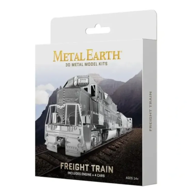 Toys>Fascinations Metal Earth Gift Box Set Freight Train Laser Cut 3D Metal Kit - Your Source for Gaming Essentials