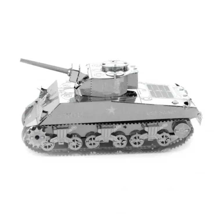 Toys>Fascinations Metal Earth Sherman Tank Laser Cut 3D Metal Model Kit - Your Source for Gaming Essentials