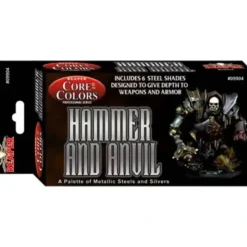 Tabletop Miniatures>Fast Palette Core Colors Paint Set (6 Bottles) #09904 - Hammer and Anvil - Your Source for Gaming Essentials