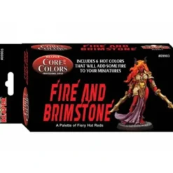 Tabletop Miniatures>Fast Palette Core Colors Paint Set (6) #09903 - Fire and Brimstone (Fiery Reds) - Your Source for Gaming Essentials