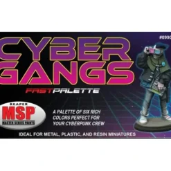 Tabletop Miniatures>Fast Palette MSP Paint Set (6 Bottles) #09908 - Cyber Gangs - Your Source for Gaming Essentials