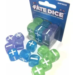 Dice>Fate Core RPG: Fate Dice - Accelerated Core (12) - Your Source for Gaming Essentials