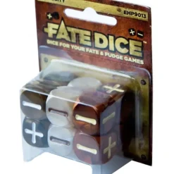 Dice>Fate Dice for Fate & Fudge Games by Evil Hat Productions - 12 D6 Antiquity Dice - Your Source for Gaming Essentials
