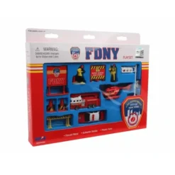 Toys>FDNY 12 Piece Playset with Vehicles, Signs, and Firefighters - Your Source for Gaming Essentials