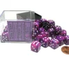 Dice>Festive 12mm D6 Chessex Dice Block (36 Dice) - Violet with White Pips - Your Source for Gaming Essentials