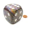Dice>Festive 50mm Huge Large D6 Chessex Dice, 1 Piece - Carousel with White Pips - Your Source for Gaming Essentials